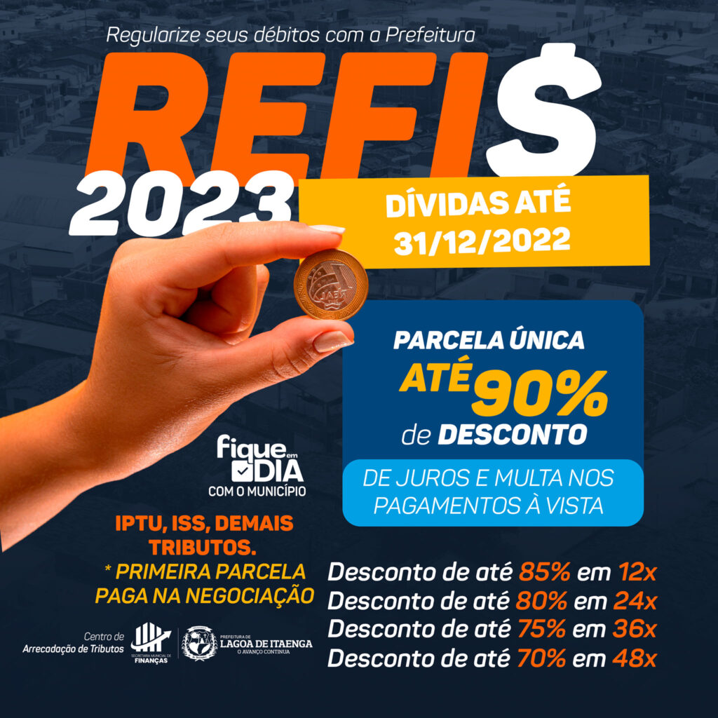 REFIS 2023 promete parcelamento de dívidas com condições especiais